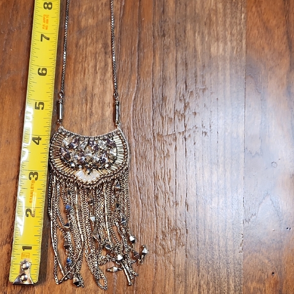 Stella & Dot Gold Fringe Necklace - Picture 6 of 6